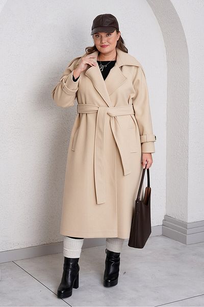 Büyük Moda Coat with Spring Belt