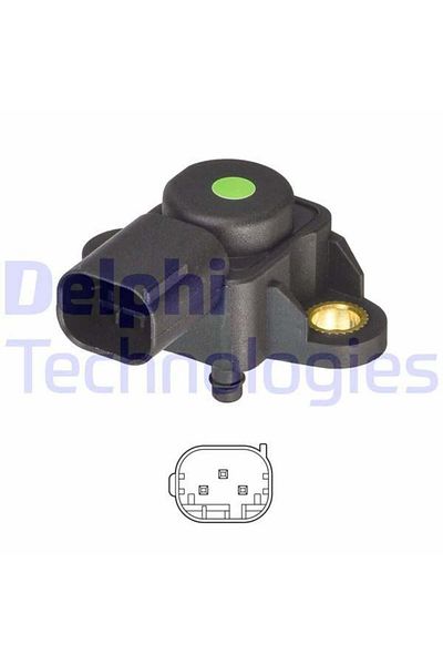 DELPHİ فلتر هواء مرسيدس W176 W204 W205 W212 W213 W639 B906 Vw Crafter 30-35-50 - مستشعر الضغط