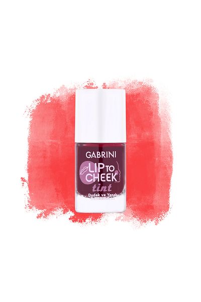 Gabrini Coral Red Lip to Cheek Tint