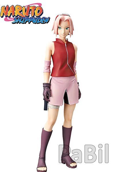 PaBil Naruto Shippuuden Haruno Sakura Anime Aksiyon Figür Oyuncak 26 Cm Büyük...