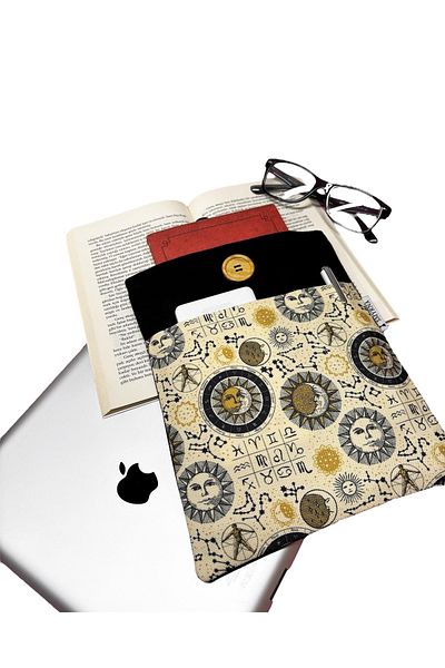 Smyrna Astrology Book Sleeve and Book Bag