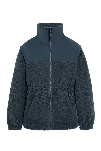 Oysho Blocky Artificial Wool Jacket