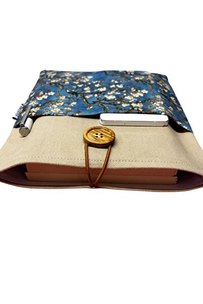 Smyrna Book Case / Book Bag, Almond Tree Van Gogh