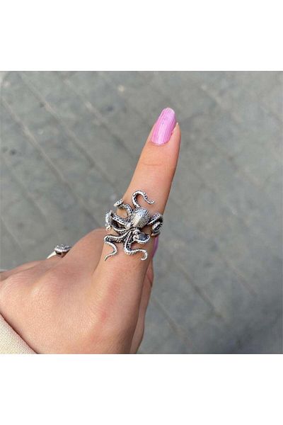 Köstebek Octopus Ring