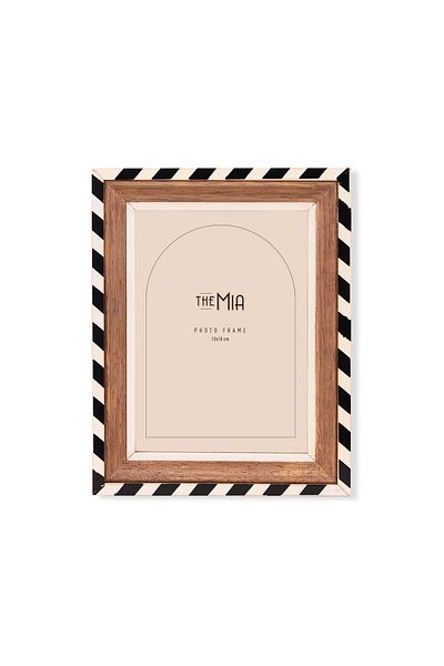 The Mia Striped Photo Frame 18X23 cm