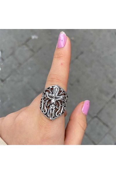 Köstebek Skeleton Messiah Ring - Stylish Design