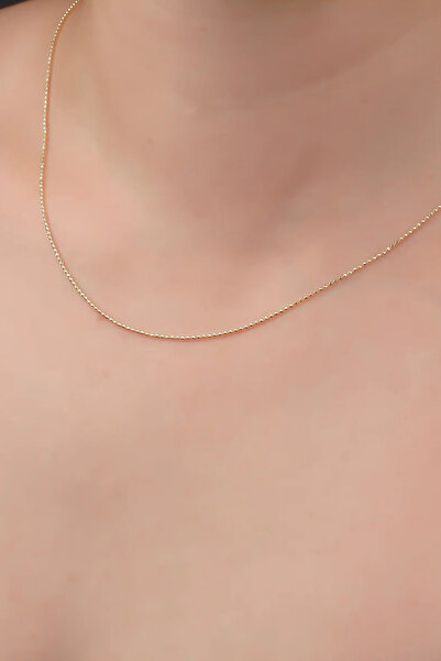 Glorria Altın Top Zincir Kolye