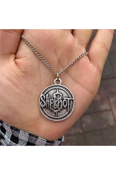 Köstebek Slipknot Medallion Necklace