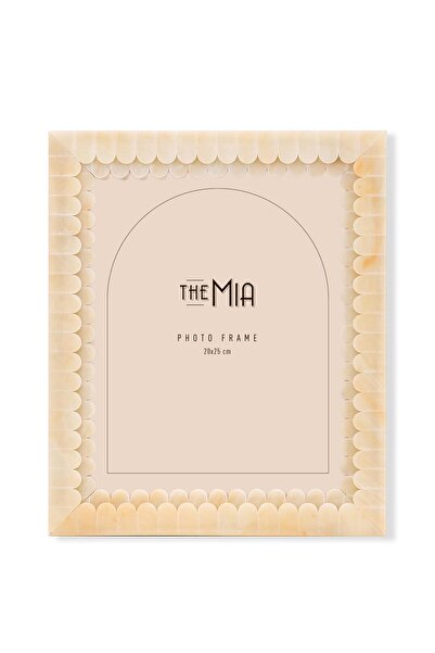 The Mia Wavy Photo Frame Yellow 25X30 cm