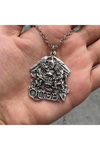 Köstebek Queen Logo Necklace