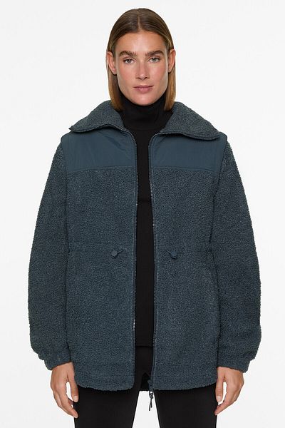 Oysho Blocky Artificial Wool Jacket