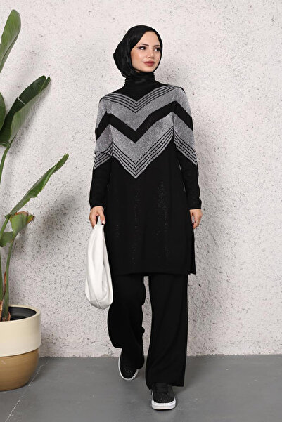 Kirazgym Súprava dlhých tunických nohavíc Merve Silvery