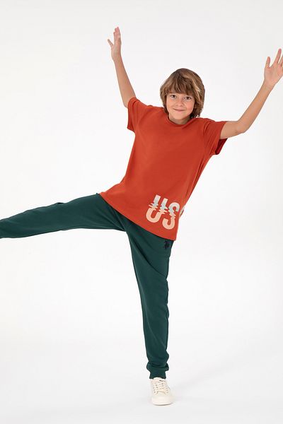 U.S. Polo Assn. Boy's Dark Green Sweatpants 50293482 -Vr079