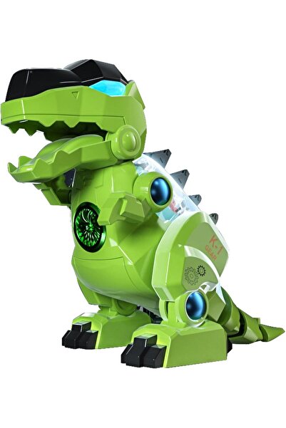 VARDEM OYUNCAK Robot Dinazor Sesli Işıklı Yürüyen Hareket Eden Çarklı Dinazor...