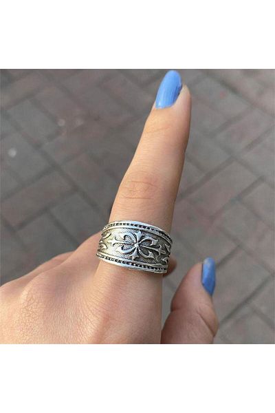 Köstebek Traditionalist Pattern Ring