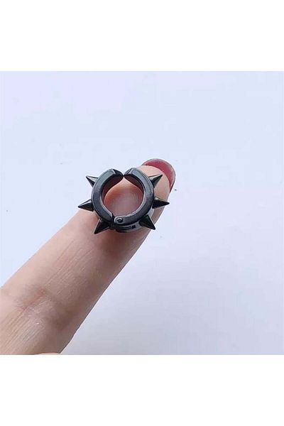 Köstebek Black Punk Earrings - Thorn Design