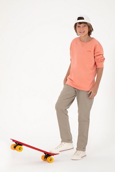U.S. Polo Assn. Boy's Light Khaki Canvas Pants 50298564 -Vr183
