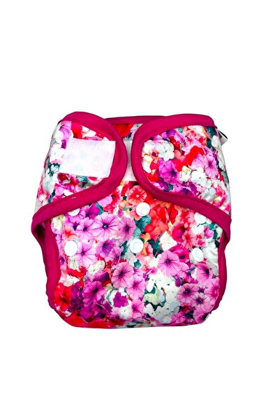 Natural Bebe Store Yıkanabilir Bebek Bezi Yenidoğan Cover Dış Bez Bahçe Desen...