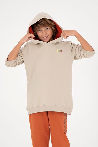 U.S. Polo Assn. Boy's Stone Hooded Sweatshirt 50293489 -Vr049