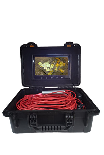 İst Tek PROFESYONEL YILAN KAMERA 25 METRE 9 İNÇ EKRAN (ENDOSCOPY KAMERA)