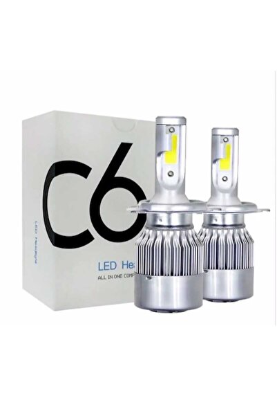 OEM H1 Led Xenon Şimşek Etkili C6 Marka 10800 Lm 6000k Şimşek Etkili Led Xeno...