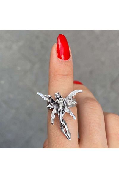Köstebek Xiang Fairy Girl Ring