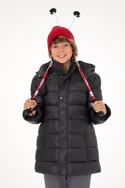 U.S. Polo Assn. Boy's Anthracite Coat 50293910 -Vr006