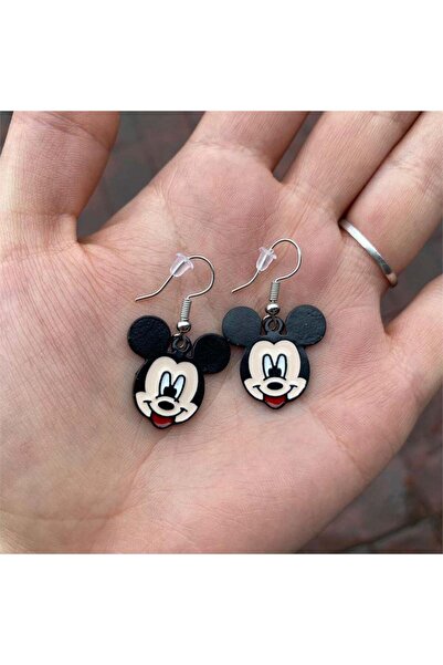 Köstebek Mickey Mouse Küpe