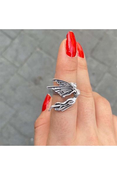Köstebek Falling Angel Ring