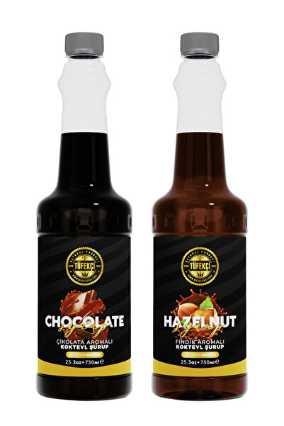 By Tüfekçi 2li Toffee Nut Ve Çikolata Şurup Avantajlı Paket 2x750ml