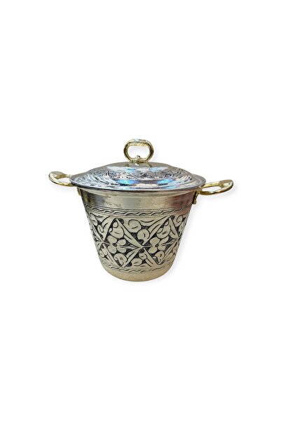 EFEMİR İşlemeli Bakır Perde Pilav Tenceresi No:1