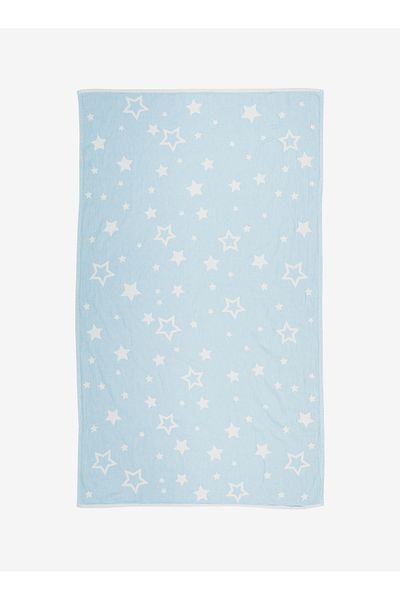 Barine Şal de canapea din bumbac Blue Twinkle Star - 130x170