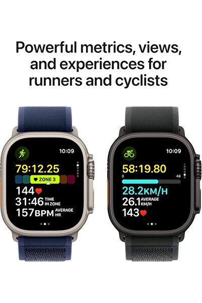 Apple Watch Ultra 2 GPS + Cellular 49mm Black Titanium Case with Black Titanium Milanese Loop - M