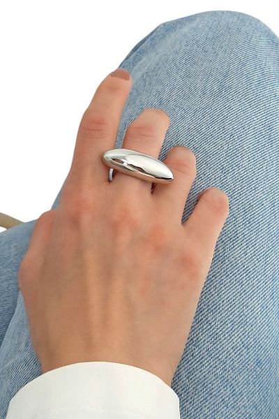 Çlk Accessories Premium Curved Plate Ring