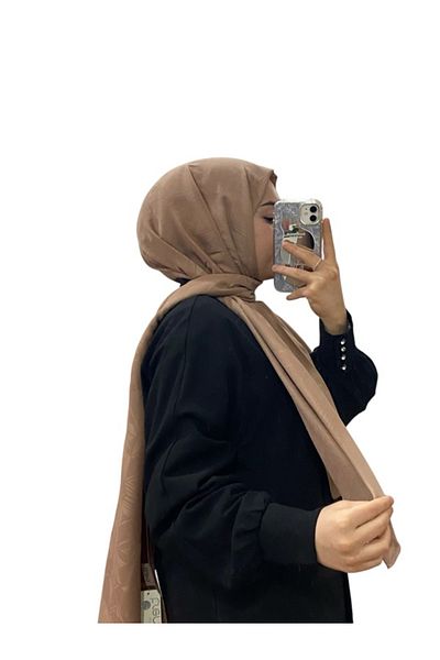 Armine Trend Pera Shawl 2-4871 Ανοιχτό καφέ