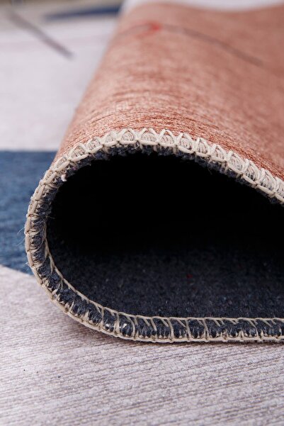 ARTLOOP Funk Şönil Dokuma Pamuk Polyester Renkli Halı AL 404