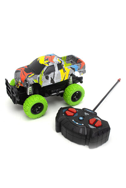 Fab N Funky سيارة جرافيتي كروس كانتري للطرق الوعرة، سيارة دفع رباعي مع جهاز تحكم عن بعد، مناسبة لعمر 6 سنوات فما فوق، 16.5 سم