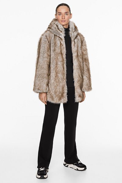 Oysho Faux-fur jacket