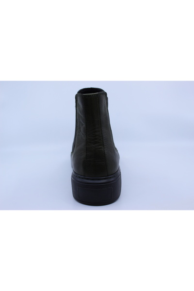 Papuccu 1109 YEŞİL ERKEK DERİ BOT 41