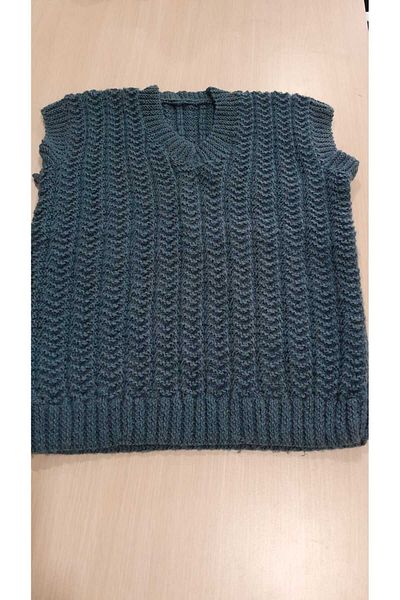 Papatyam Hand Knitted Baby Vest Handcrafted Baby Kids Knitted Vest//Handcrafted Jumpers
