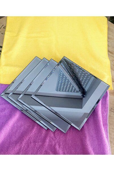 Paşabahçe AYNA BİZOTELİ FÜME 20 cm X 20 cm 4 ADET