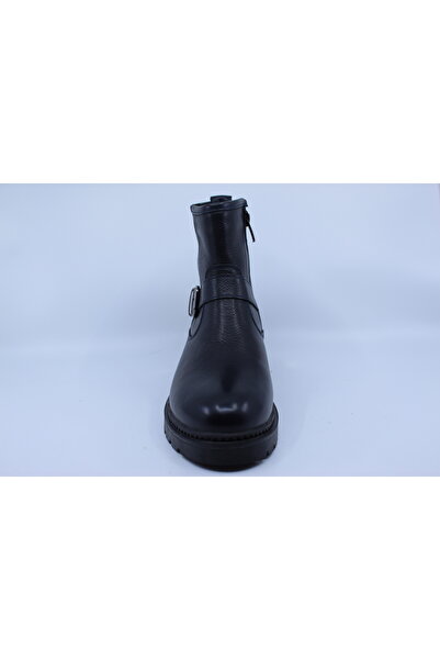 Papuccu 1148 LACİVERT KADIN DERİ BOT 37