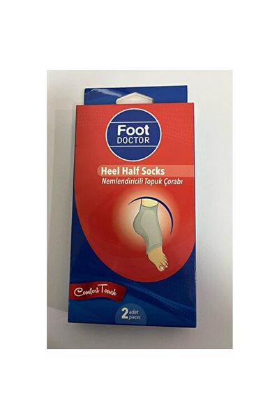 Foot Doctor Moisturizing Heel Socks 2 Pieces