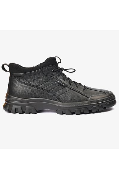 Greyder 18020 Men's Black Genuine Leather Outdoor Boots