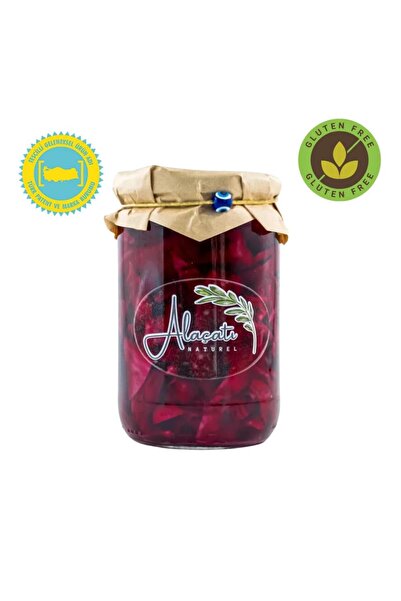 Alaçatı Natürel Alaçatı Naturel Doğal Kırmızı Lahana Turşusu 660cc Süzme 300 g e