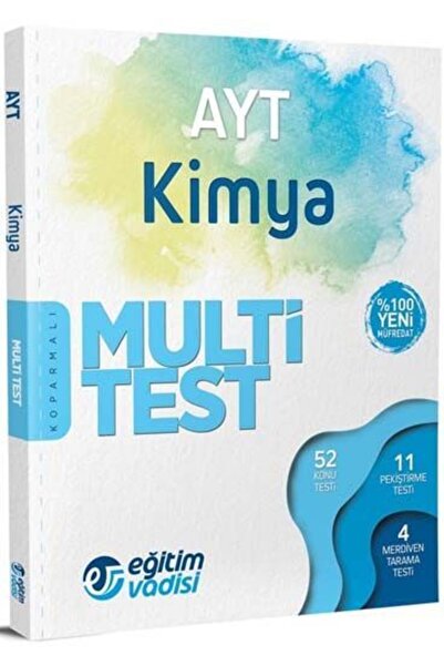 Eğitim Vadisi Süper Fiyat - Yks Ayt Kimya Multi Test Soru Bankası Yayınları