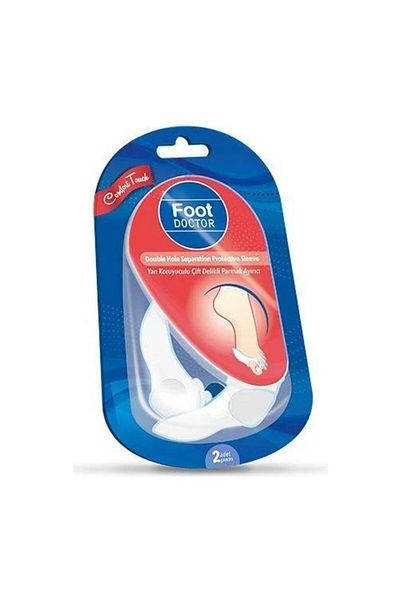 Foot Doctor Finger Separator with Double Hole Side Protector