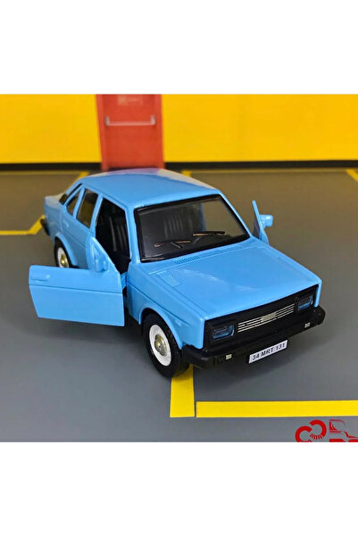 LRS STORE Sesli Işıklı Tofaş Murat 131 Efsane Koleksiyon Metal Araba 12cm Nostaljik Araba Mavi