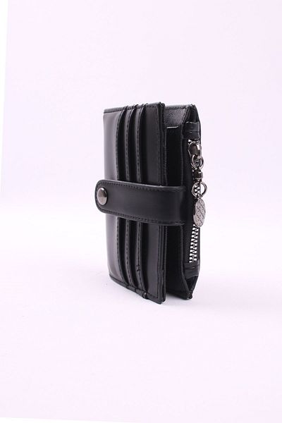 GALB LEATHER Small Size Zippered Coin Compartment Paper Coin Compartment 9 Card Compartment Card Holder Wallet 12X10 cm