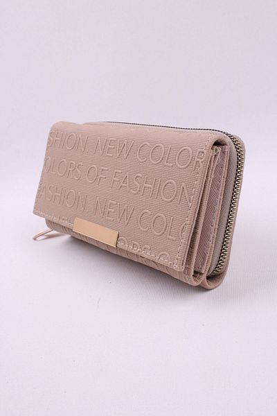 GALB LEATHER Portofel de dama de marime mare cu 2 compartimente pentru monede cu fermoar Compartiment pentru monede din hartie si 6 compartimente pentru carduri 17x10 cm